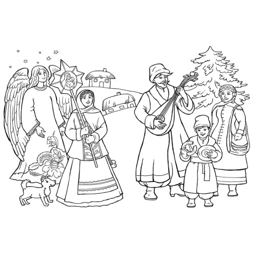 Велика книга розмальовок. Зимові свята. Каспарова Ю. 978-617-8771-11-9