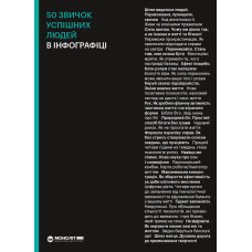 50 звичок успішних людей в інфографіці. 978-617-7966-42-4