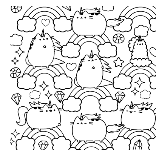 Мінірозмальовка Pusheen (Пушин). Белтон Клер. 9786175231722